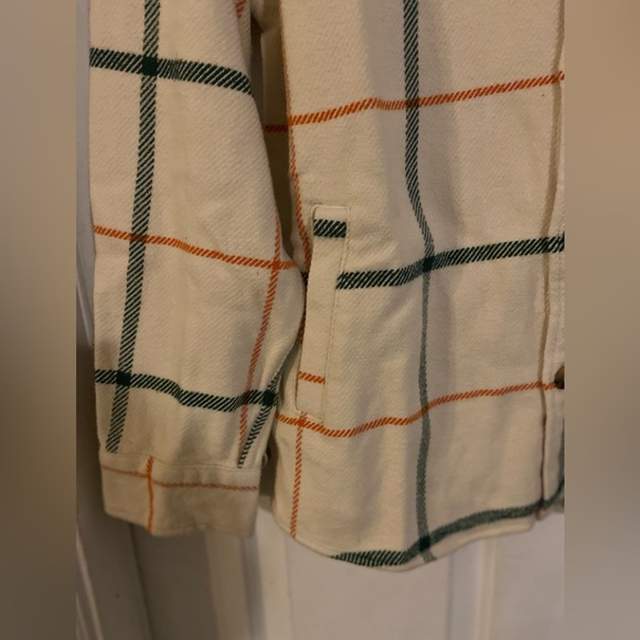Goodfellow Cream Plaid Button-Up Shirt - Picture 10 of 15